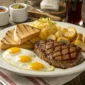 Rib Eye Steak & Eggs